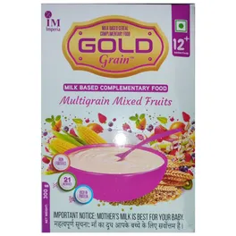 GOLD GRAIN 12+ MULTIGRAIN MIXED FRUIT (300GM)