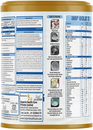 IMF GOLD PRO 3 FOLLOW UP FORMULA -STAGE -3 (12 MONTHS ONWARDS) (400 g, 12+ Months) - Image 2